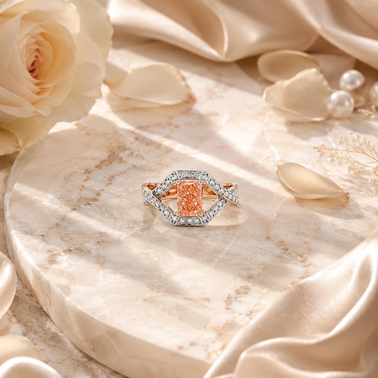 Ormira Rose Diamond Ring
