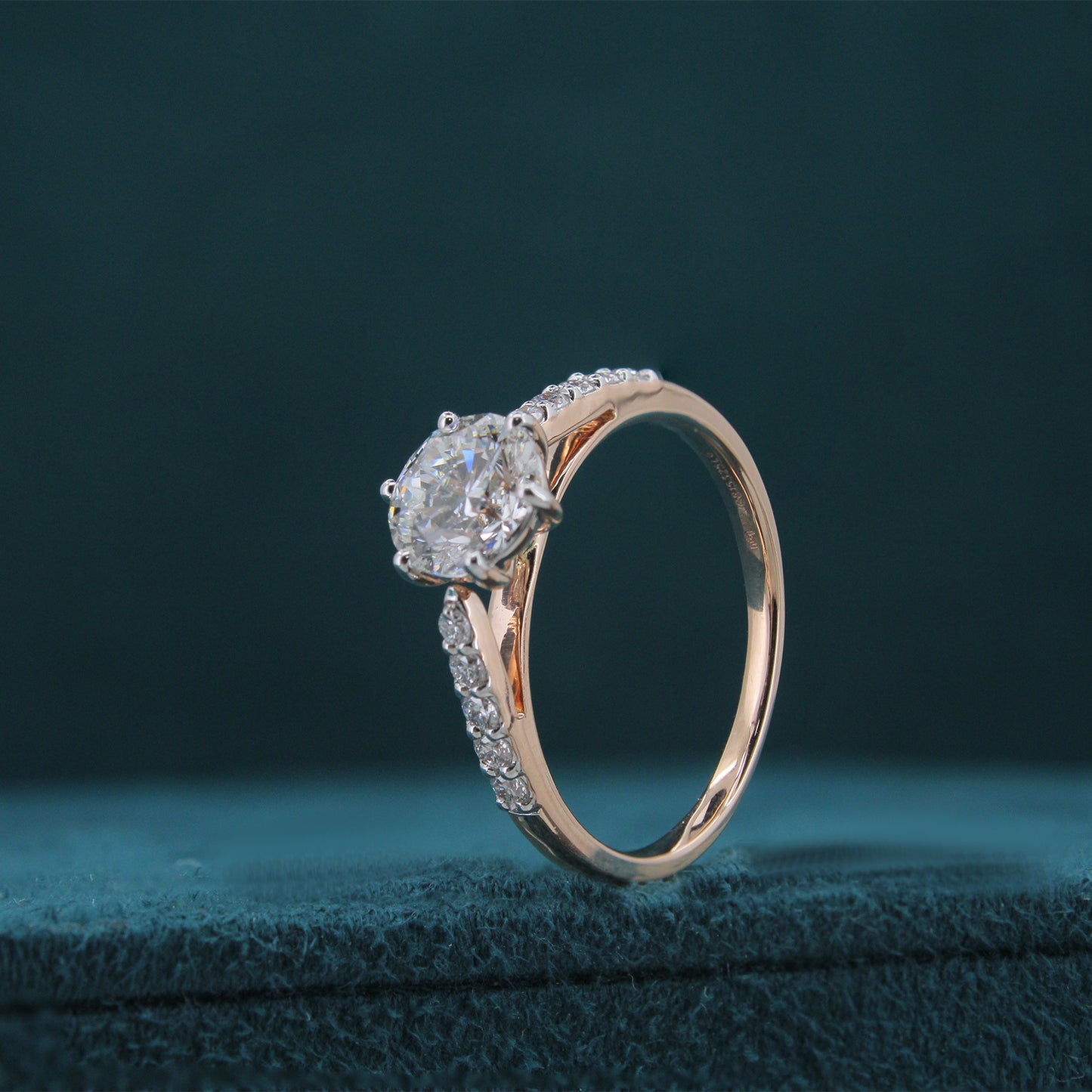 Aurien Solitaire Diamond Engagement Ring