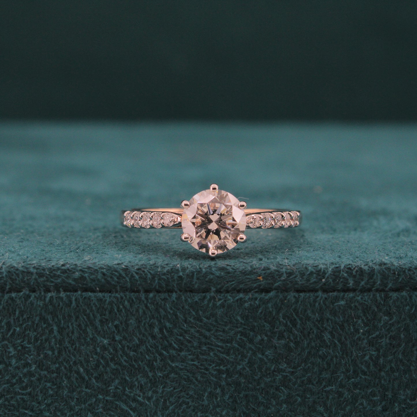 Aurien Solitaire Diamond Engagement Ring