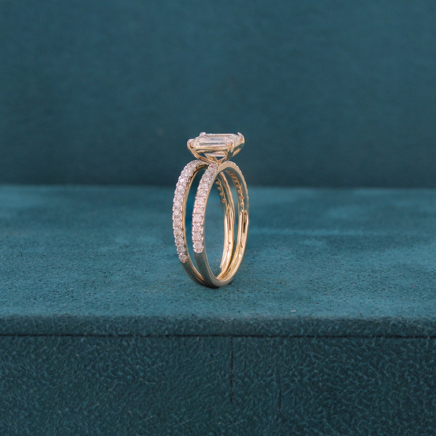 Lumeria Crown Diamond Solitaire Ring