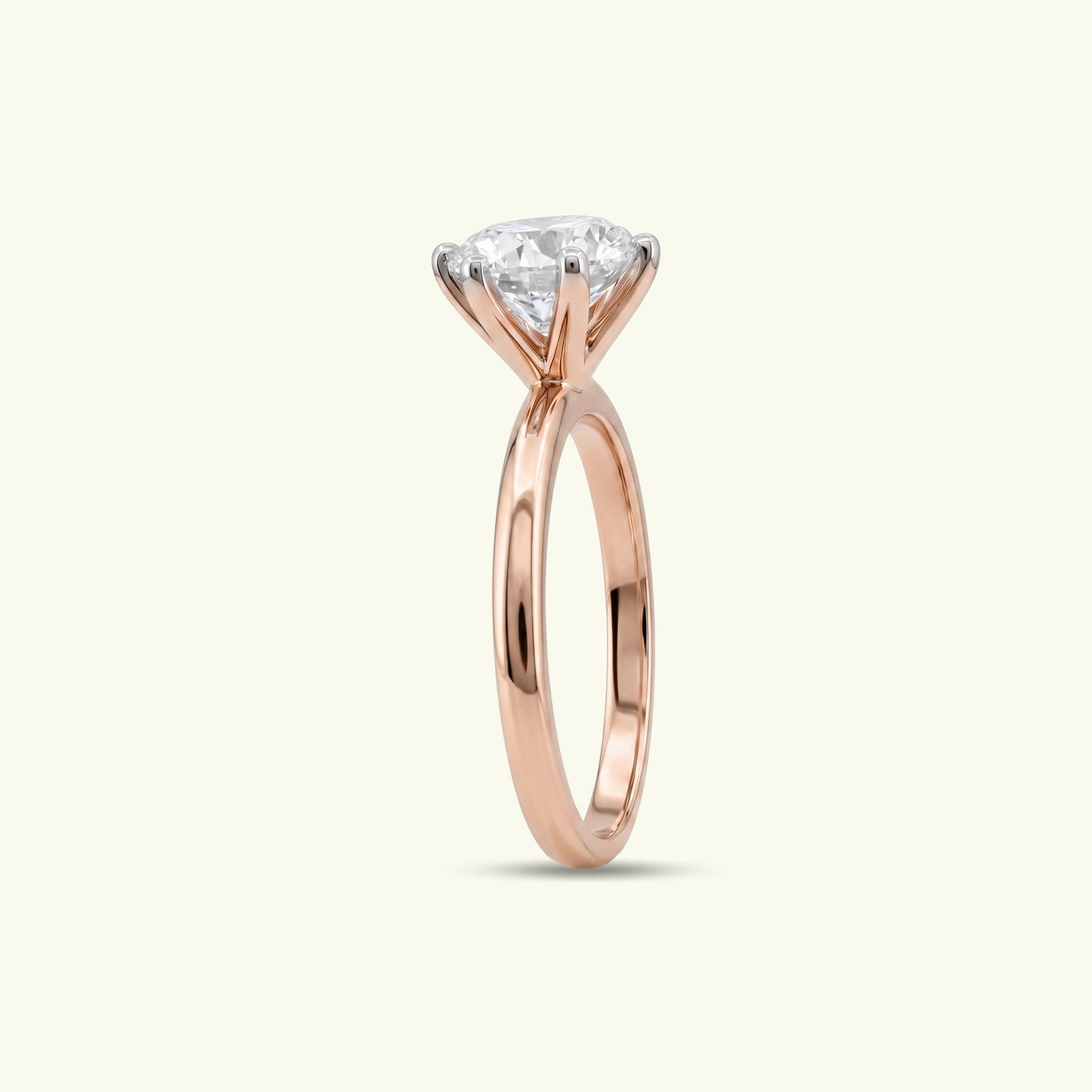 Selvarin Peak Diamond Solitaire Ring