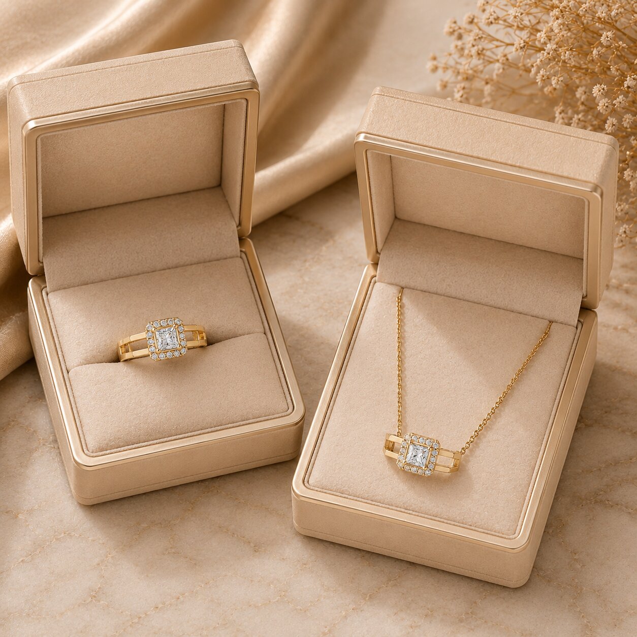 Convertible ring-to-pendant diamond jewellery design