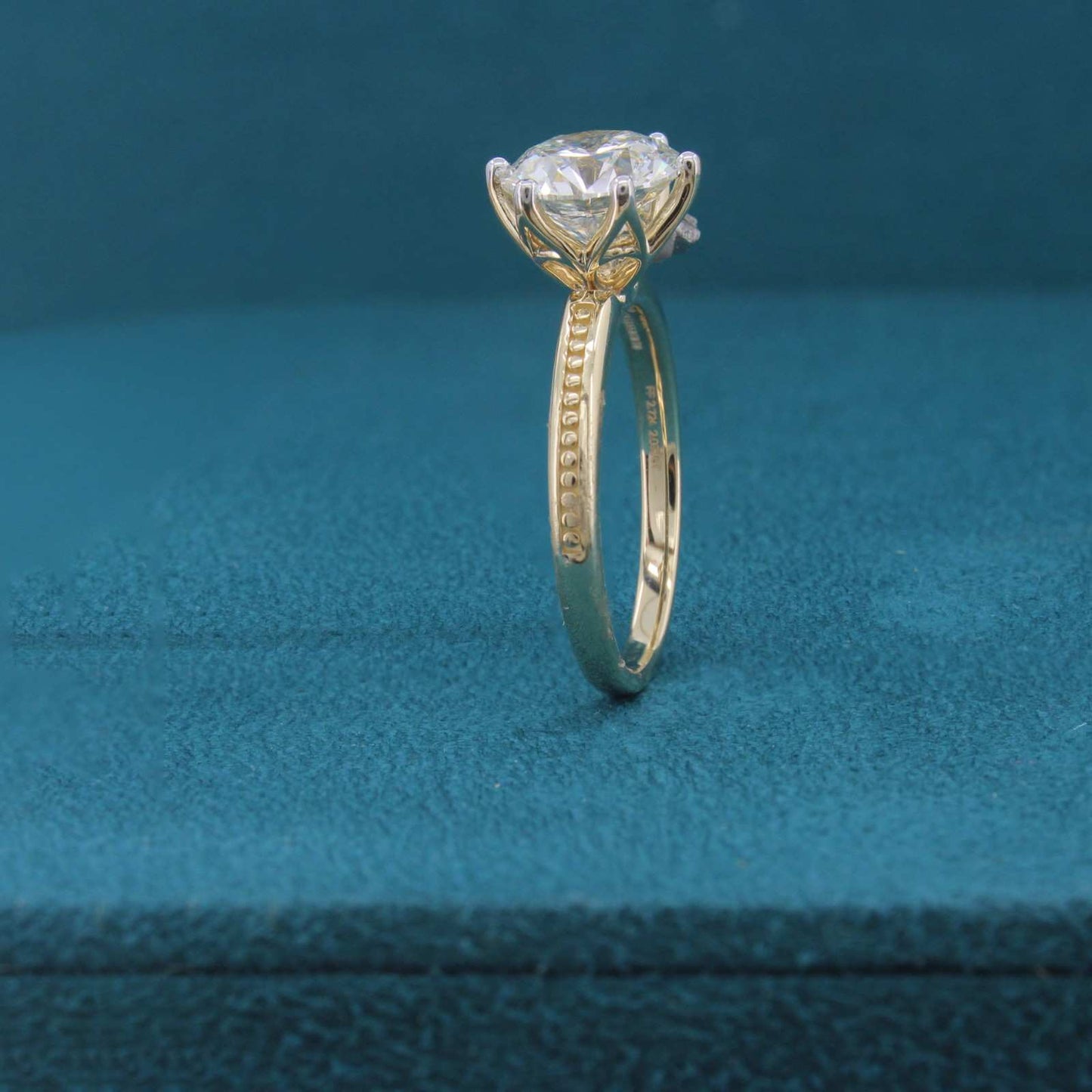 Eloria Arc Diamond Solitaire Ring