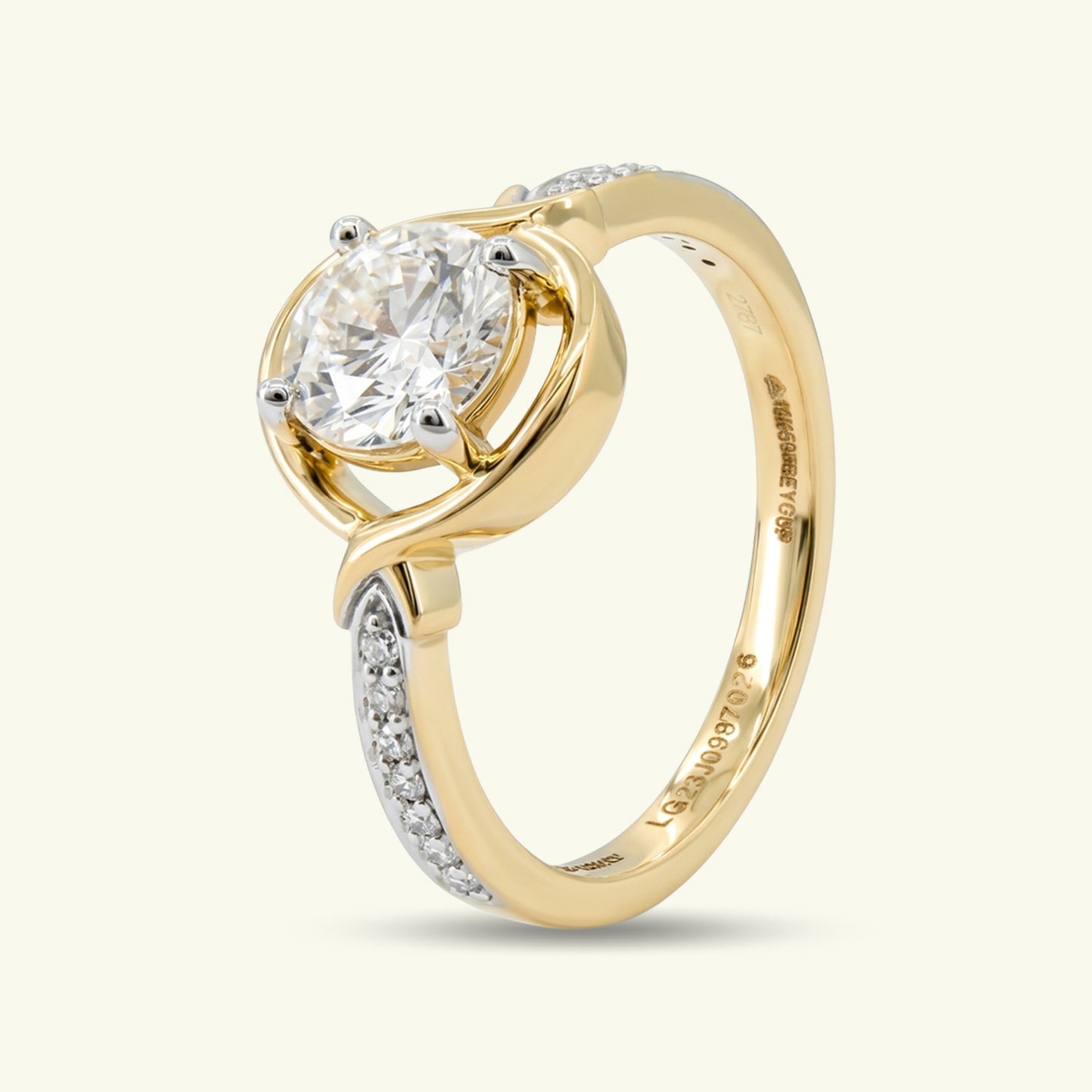 Orlina Classic Diamond Engagement Ring