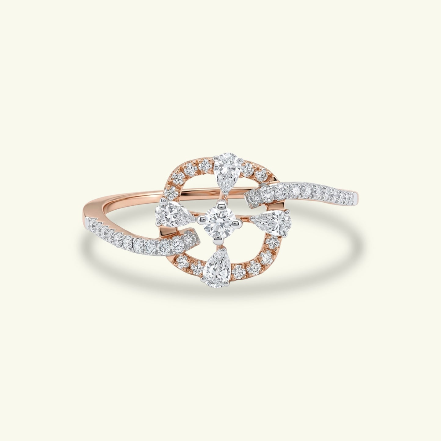 Zyra Fancy Shape Diamond Engagement Ring