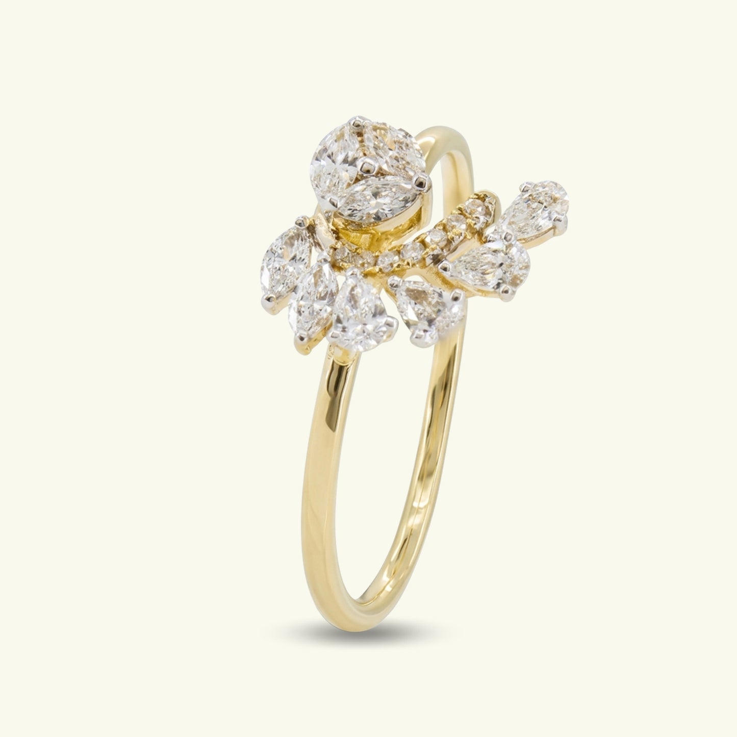 Mystara Veil Diamond Cocktail Ring