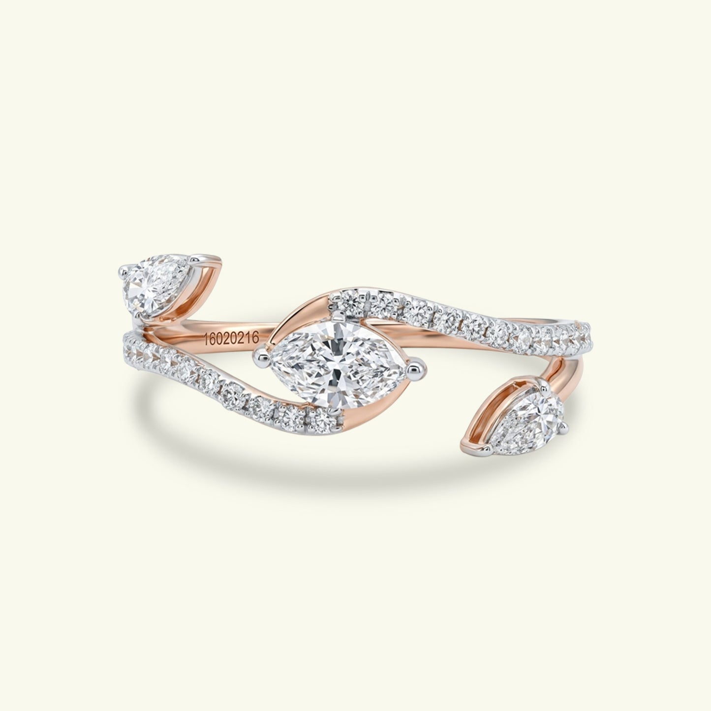 Virelle Classic Diamond Cocktail Ring