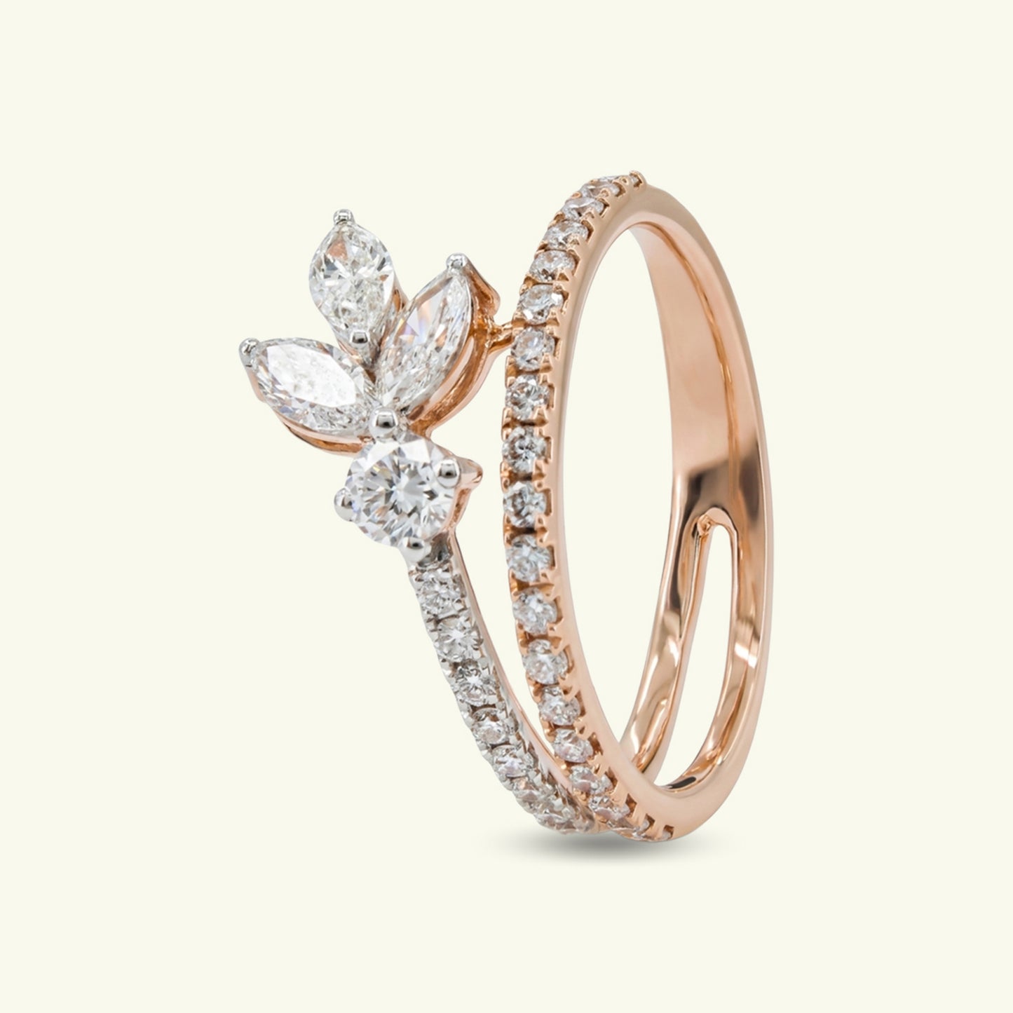 Zyelle Fancy Shape Diamond Engagement Ring