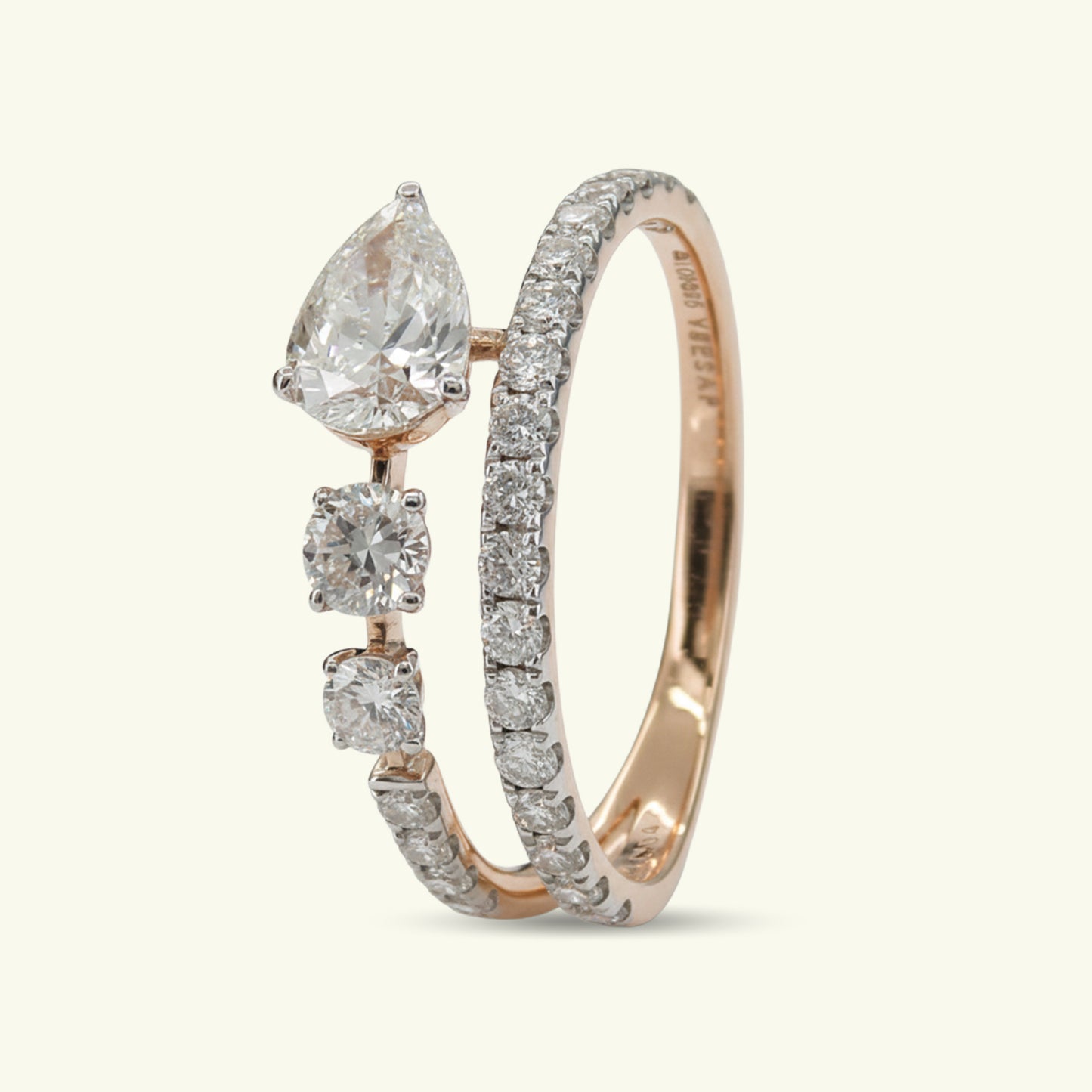 Ardentia Modern Diamond Engagement Ring