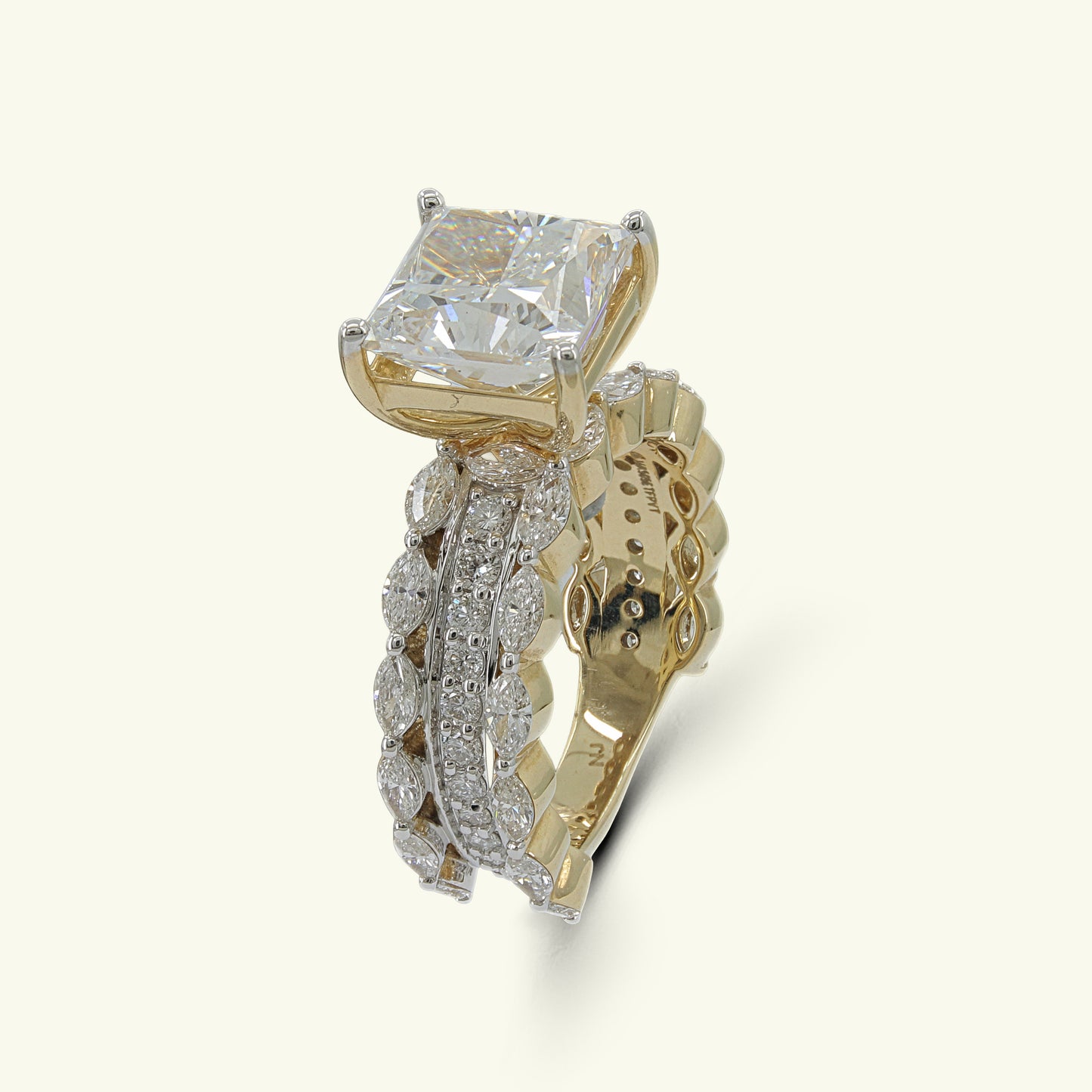 Everis Solitaire Diamond Eternity Ring