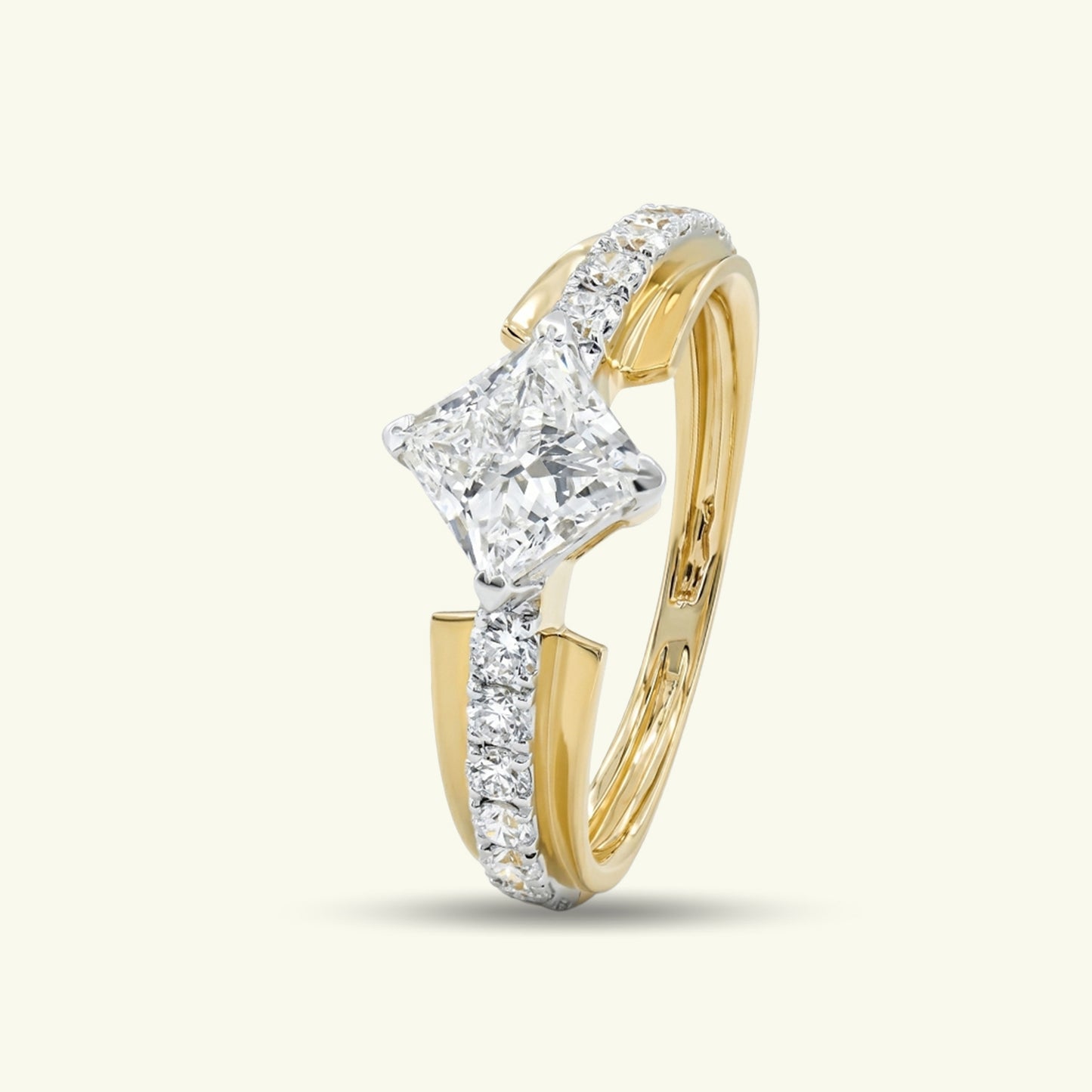 Solara Crown Diamond Solitaire