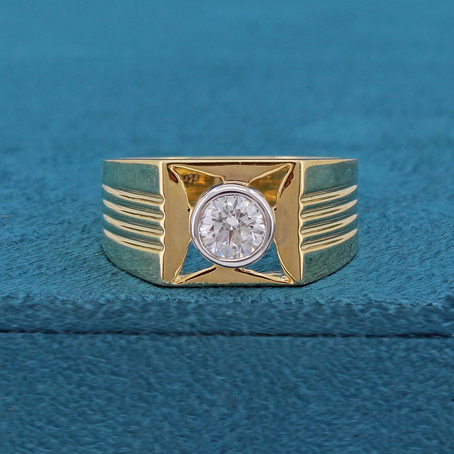 Sylric Box Mens Diamond Ring