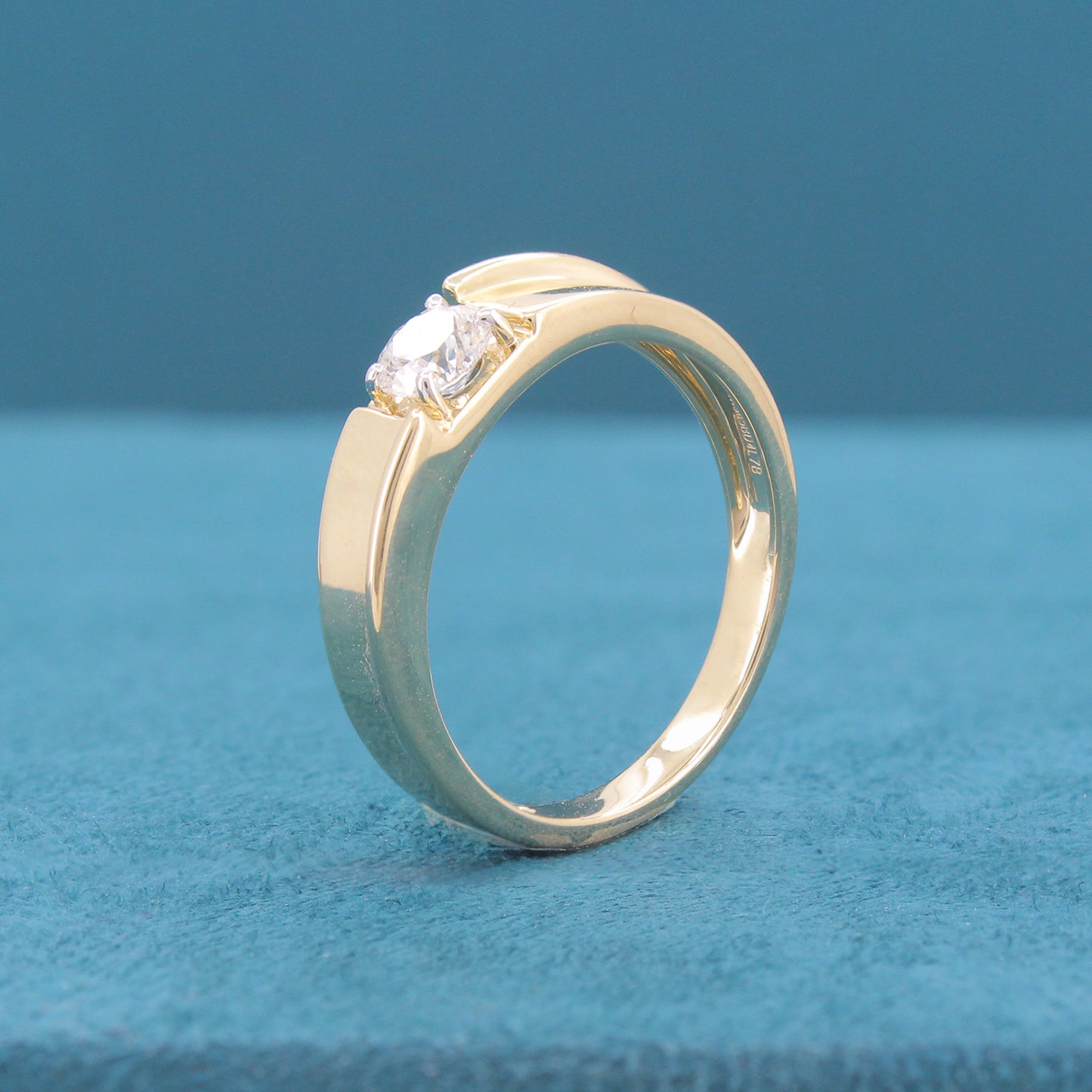 Dainor Solitaire Mens Diamond Ring