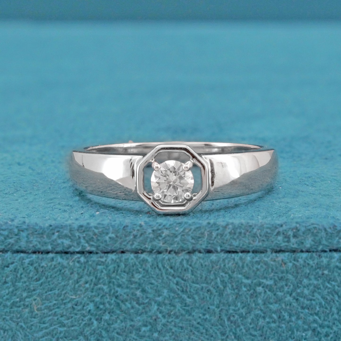 Valrik Solitaire Mens Diamond Ring