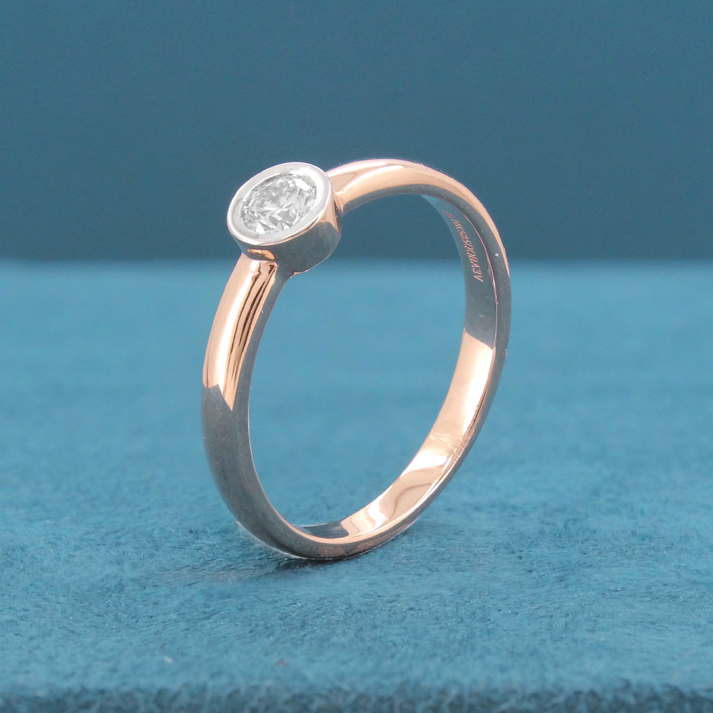 Lorven Solitaire Mens Diamond Ring