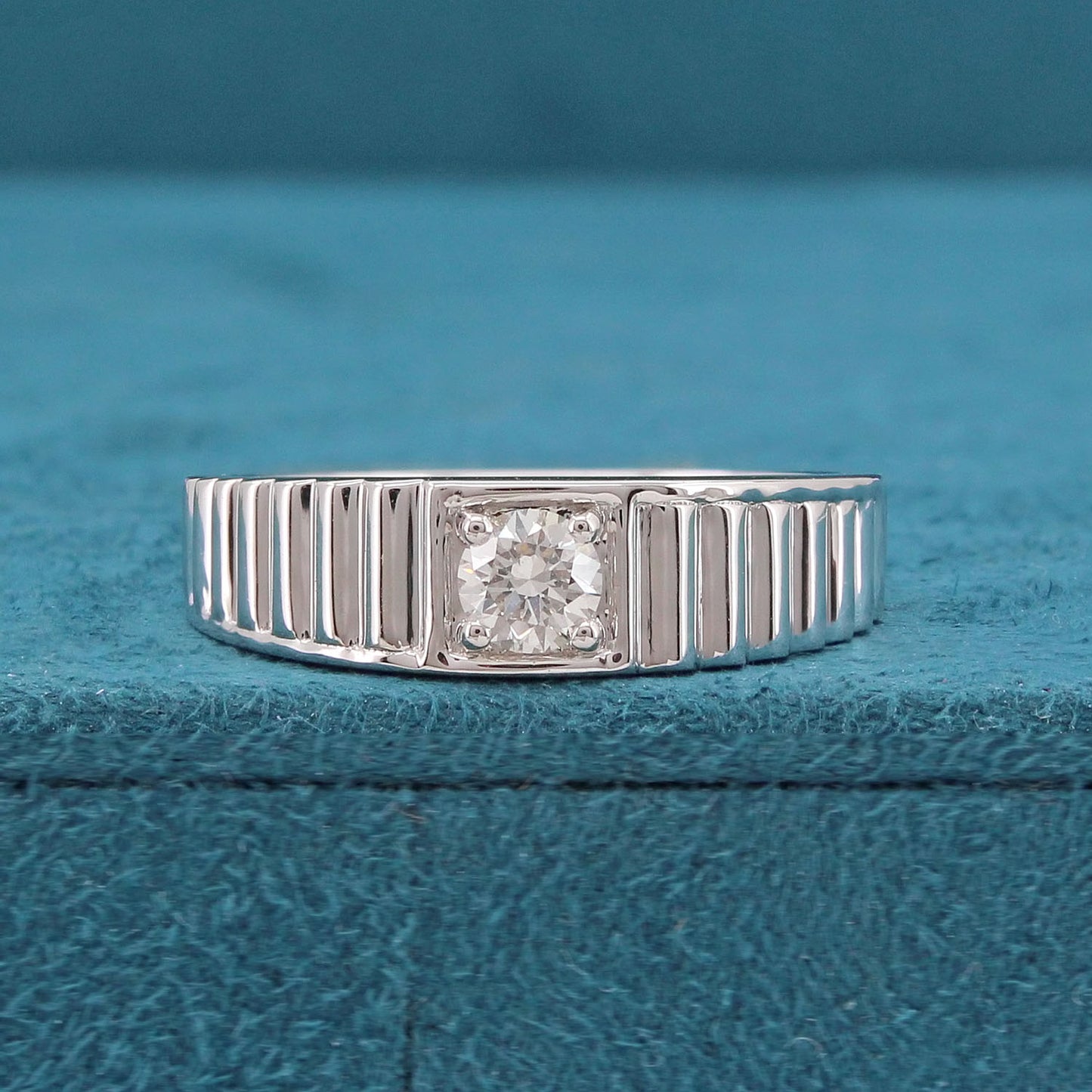 Nyric Solitaire Mens Diamond Ring