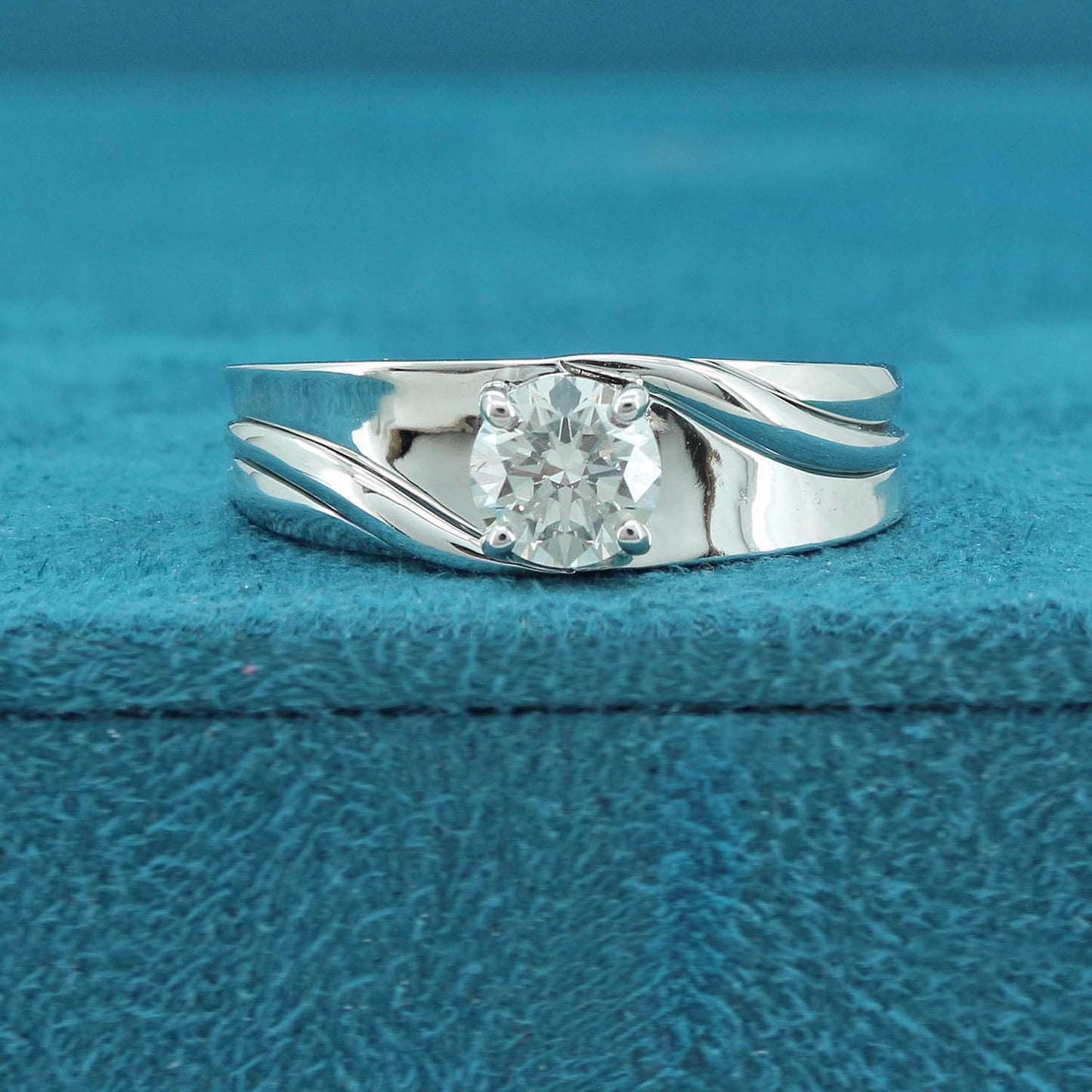 Eryk Solitaire Mens Diamond Ring