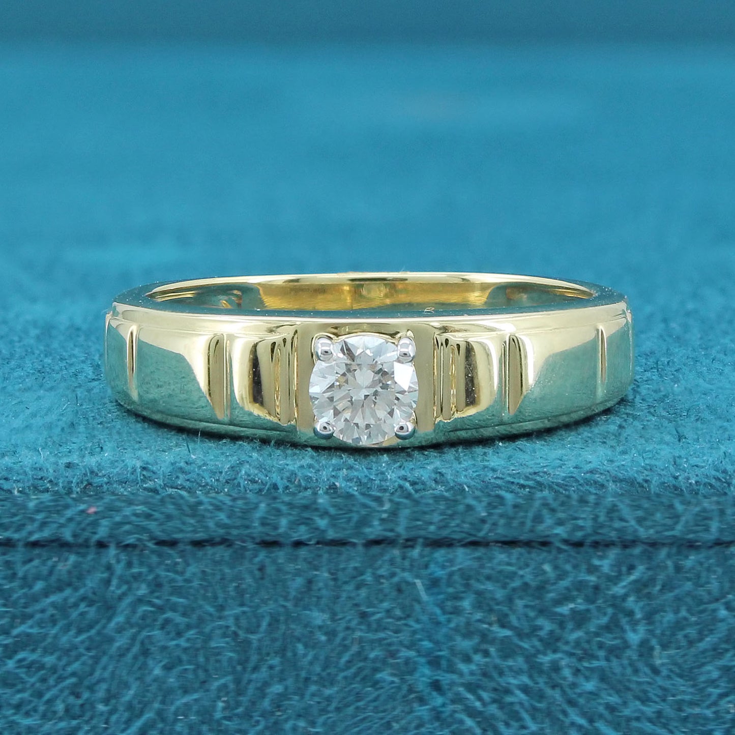 Alric Band Mens Diamond Ring