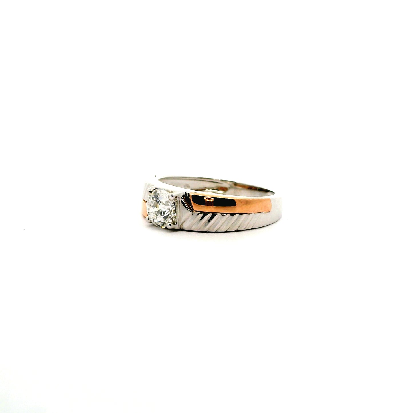 Caelric Solitaire Mens Diamond Ring