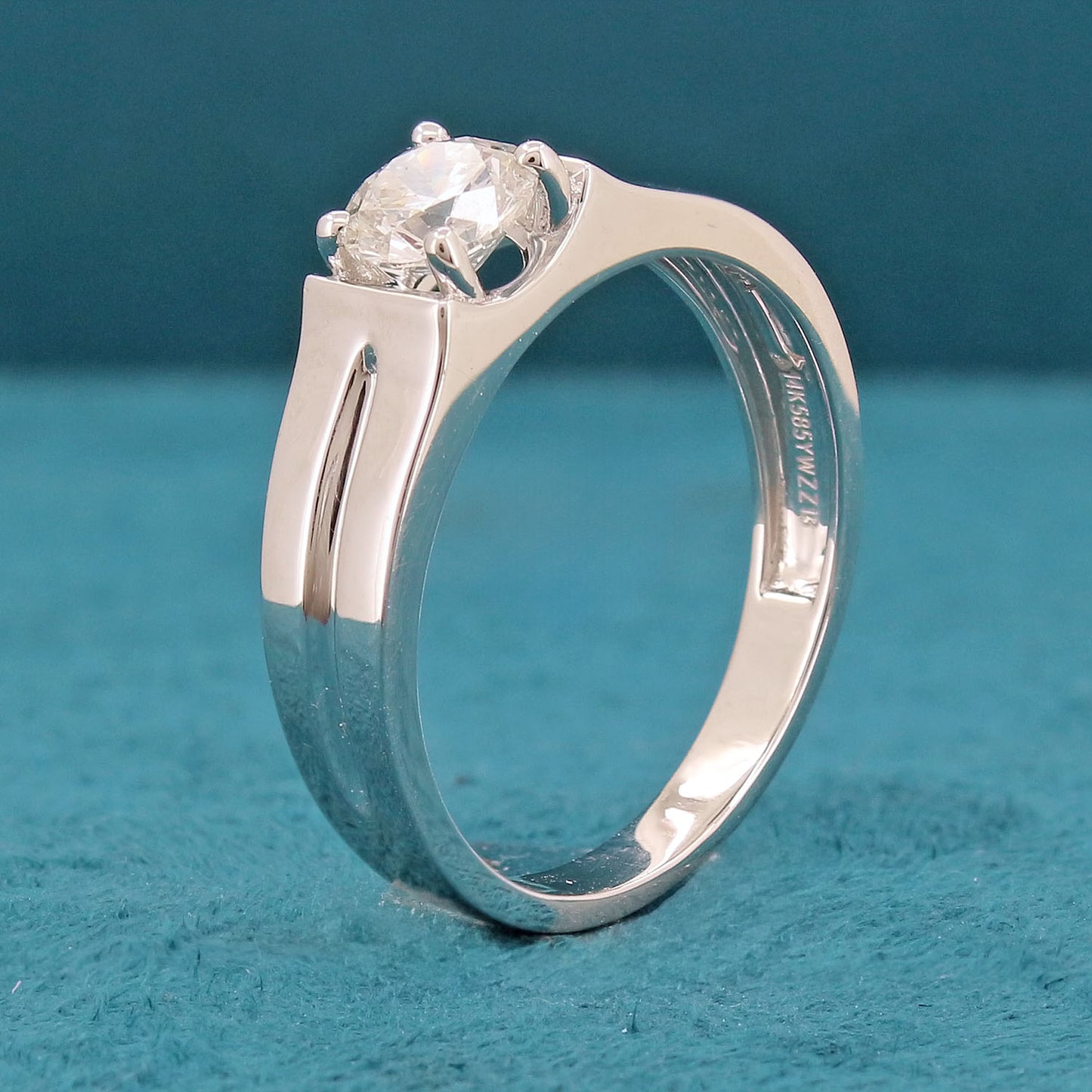 Elrik Solitaire Mens Diamond Ring