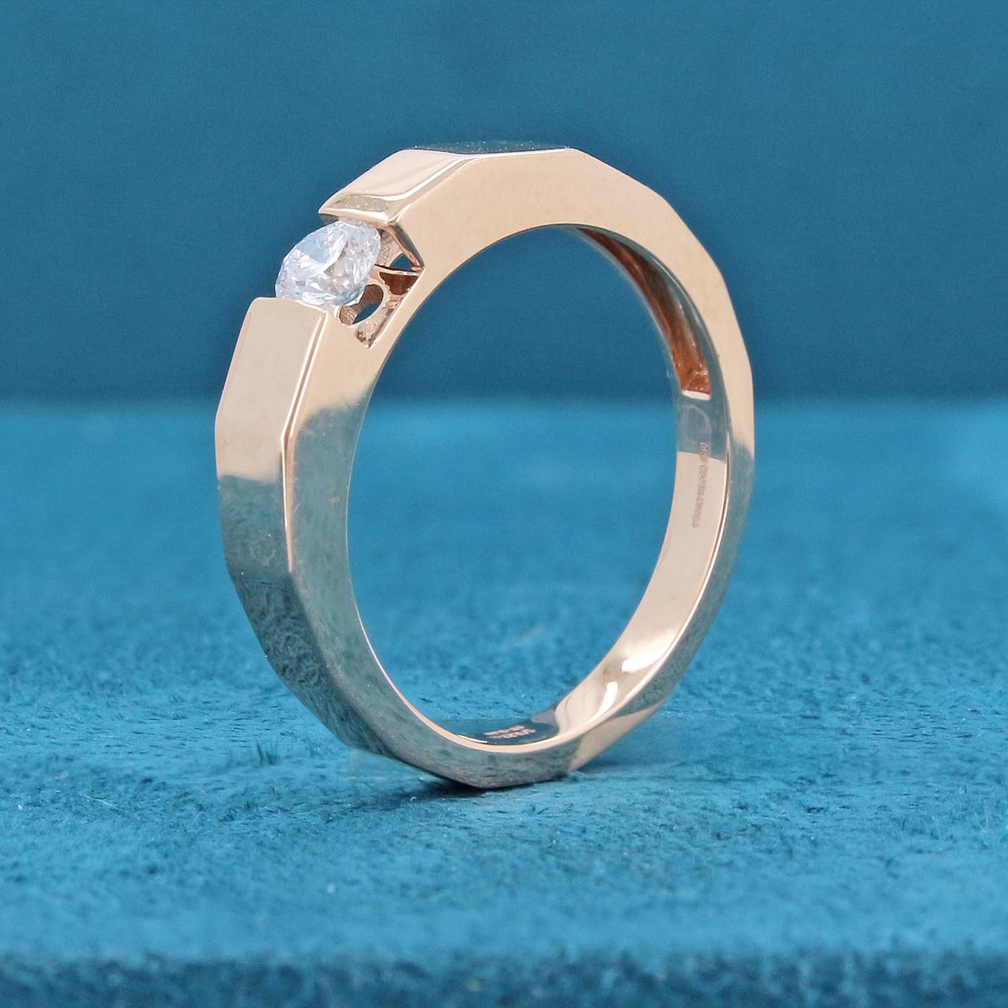 Jorven Band Mens Diamond Ring