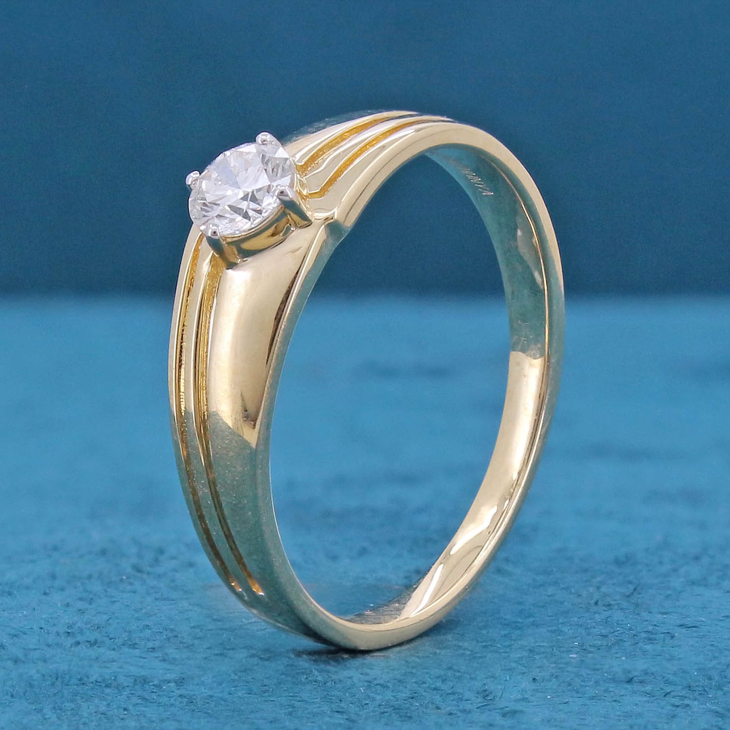 Zoric Solitaire Mens Diamond Ring