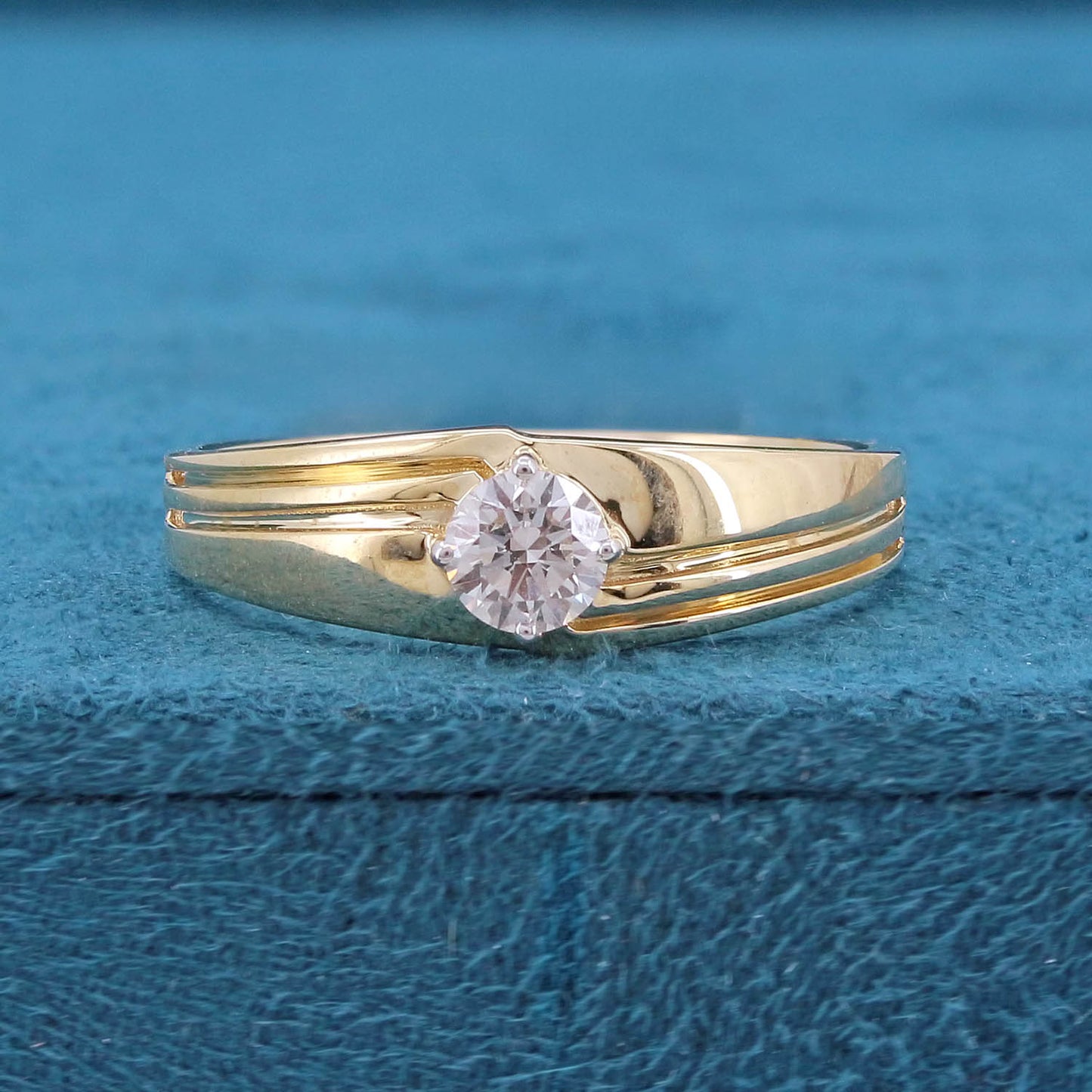 Zoric Solitaire Mens Diamond Ring