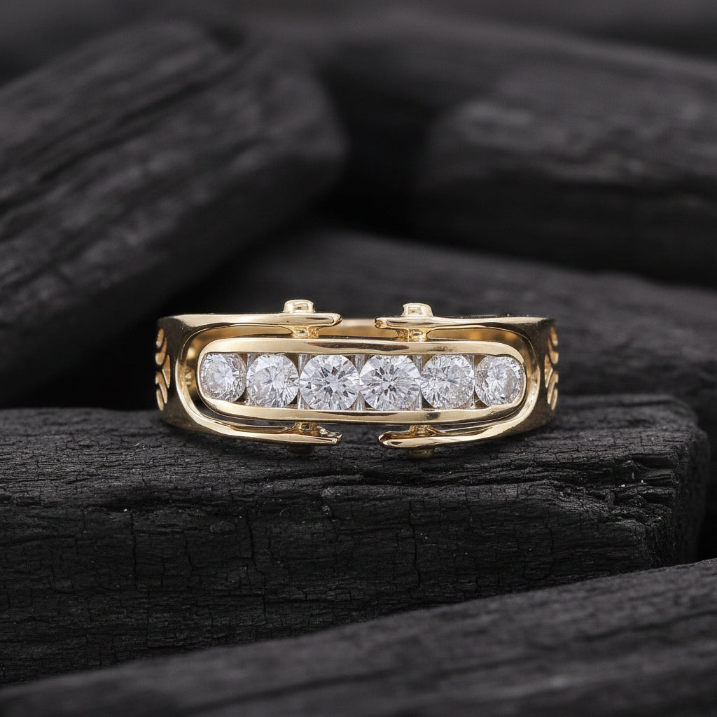 Serenor Band Mens Diamond Ring