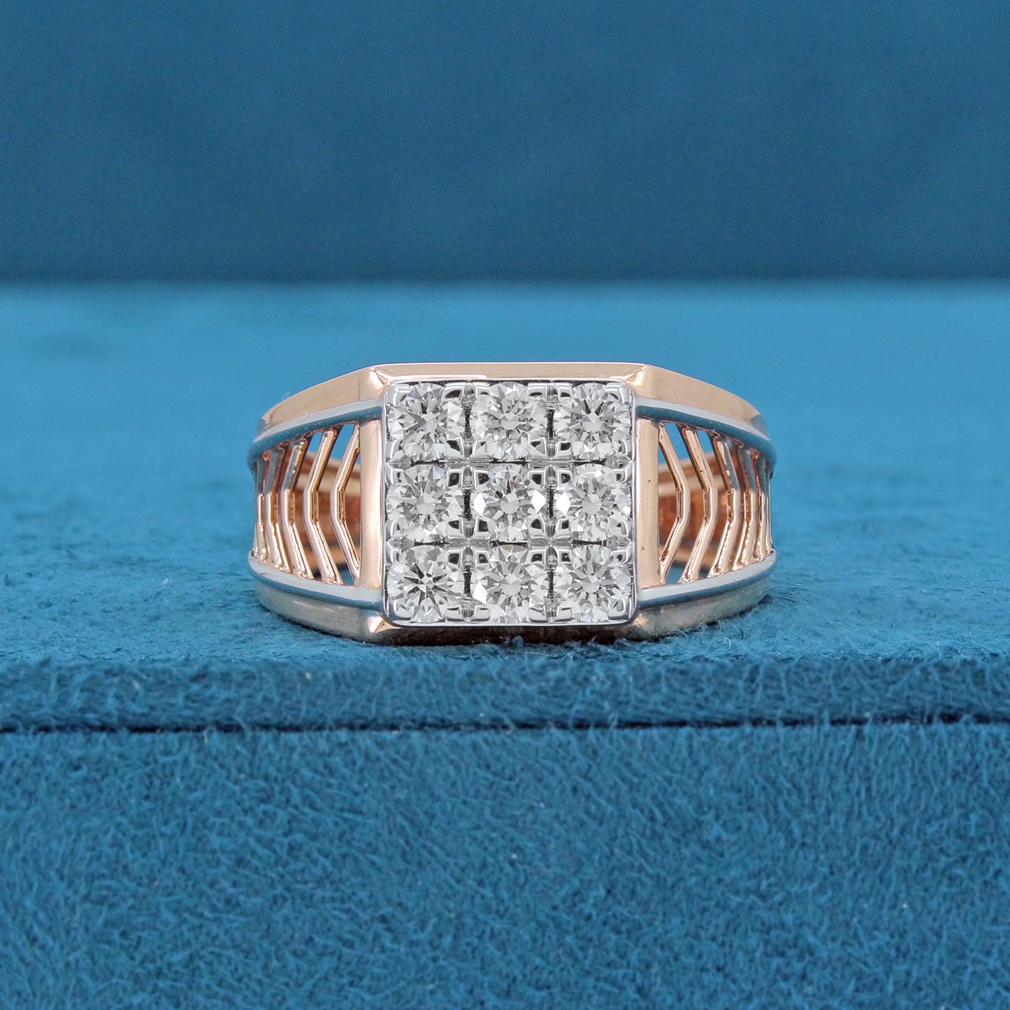 Thorne Box Mens Diamond Ring