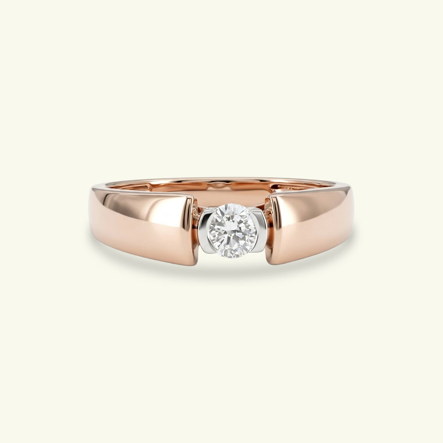 Kairo Edge Diamond Mens Ring