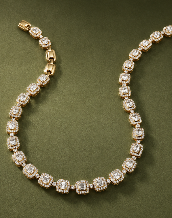 Myla Flow Diamond Necklace