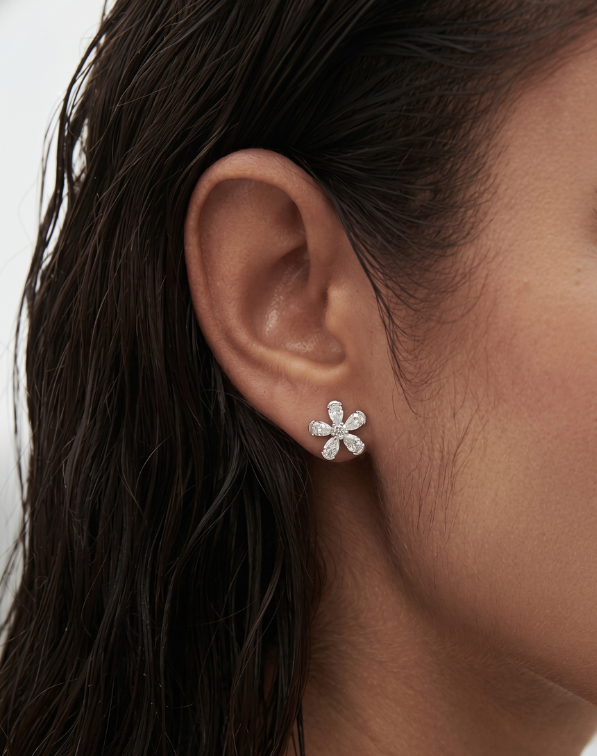 Irina Veil  Diamond Earrings