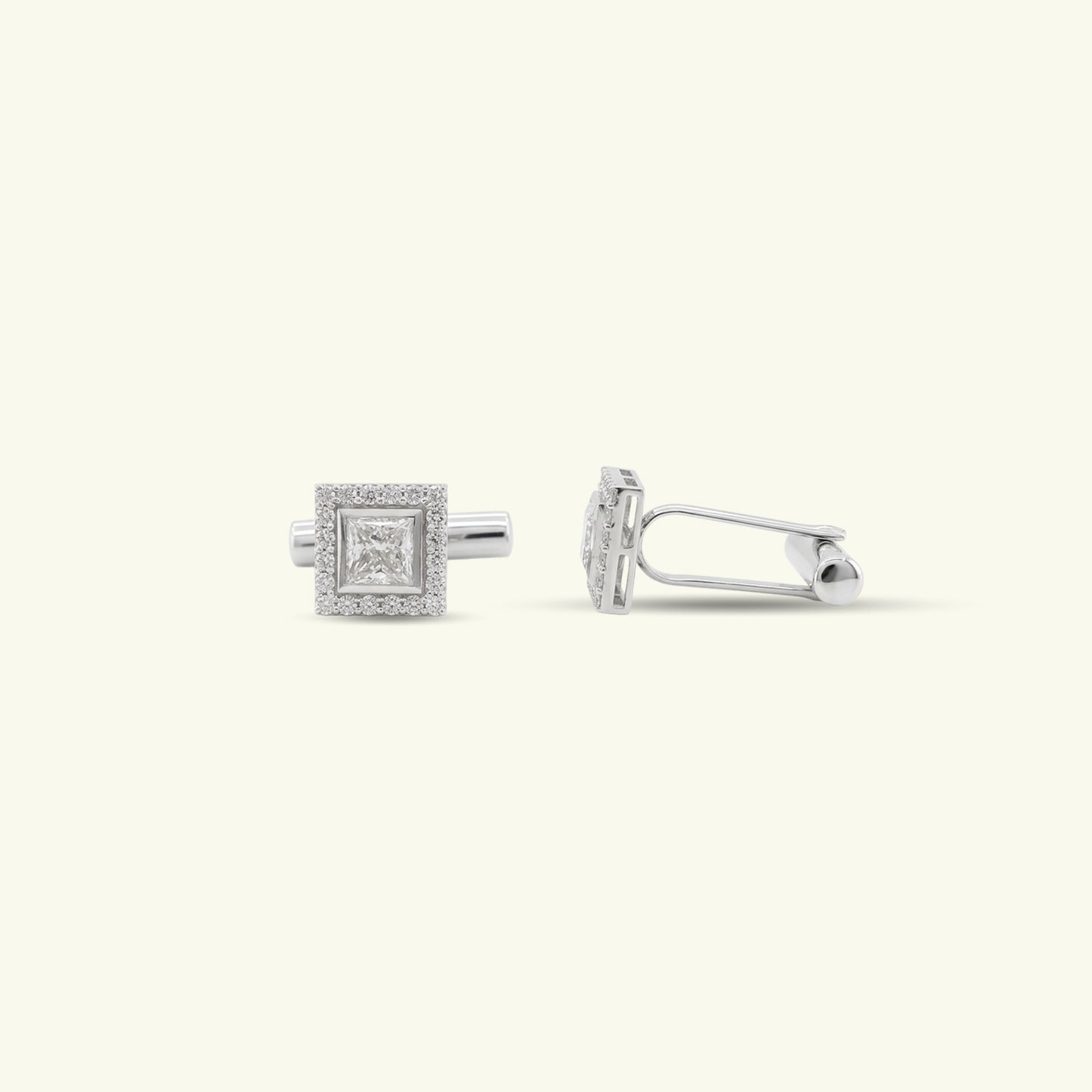 Emerin Orbit Diamond Cufflinks