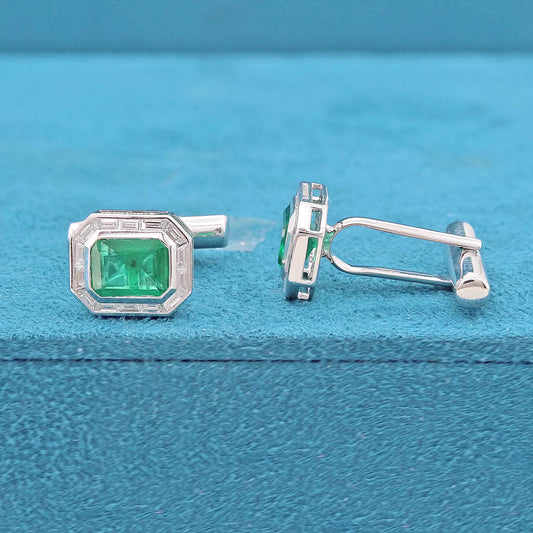 Tyrel Halo Diamond Cufflinks