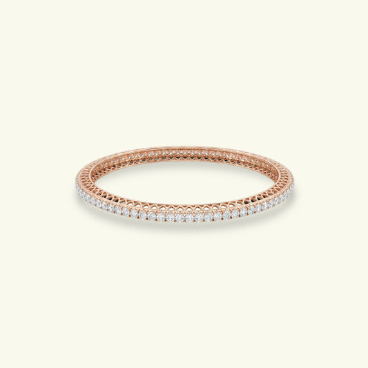 Thalena Line Diamond Bangle