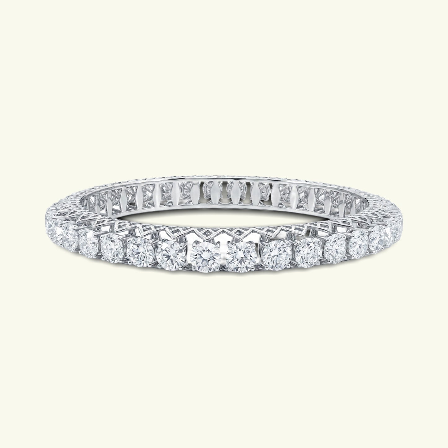  Serelune Arc Diamond Bangle 