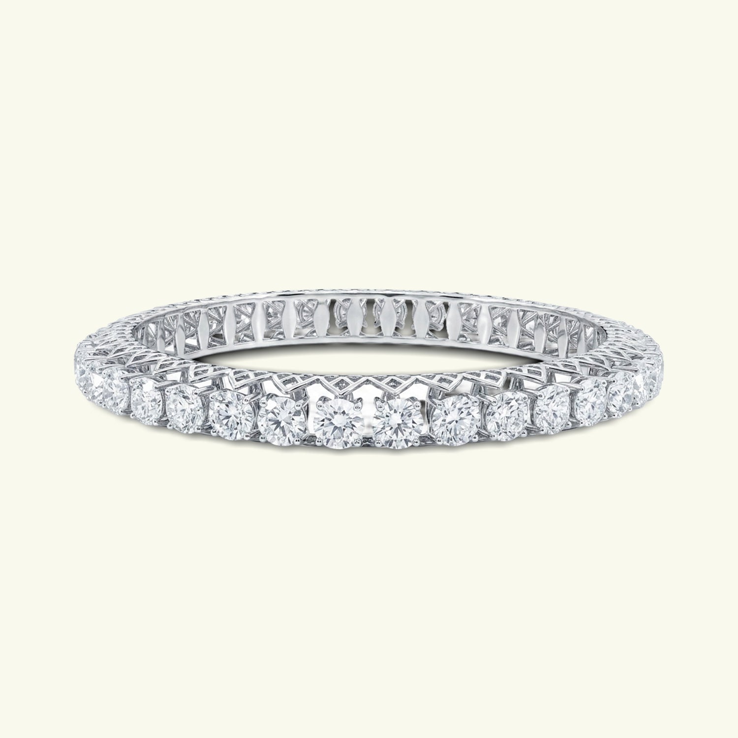  Serelune Arc Diamond Bangle 