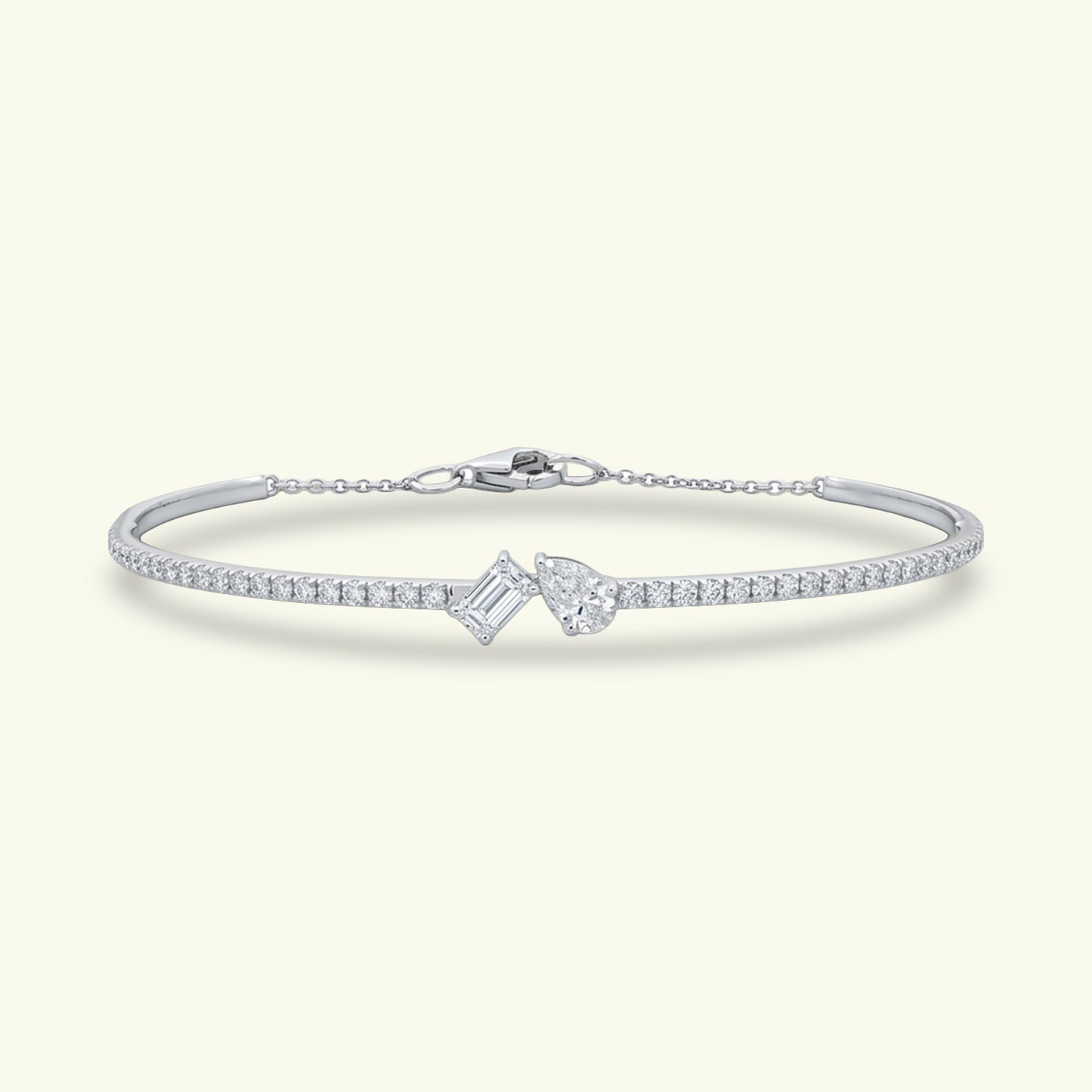 Seraphin Arc Diamond Chain Bracelet