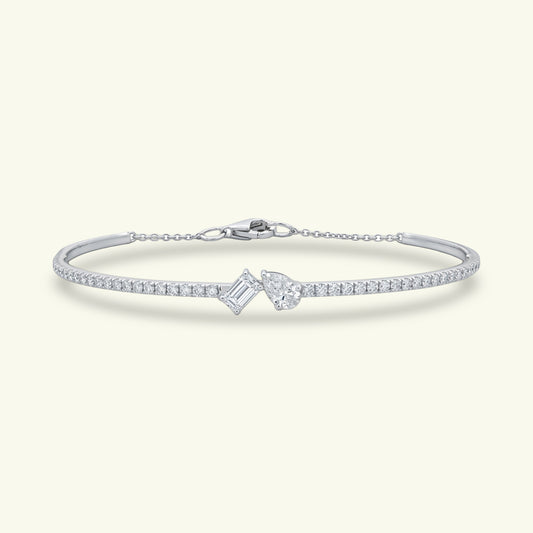 Seraphin Arc Diamond Chain Bracelet