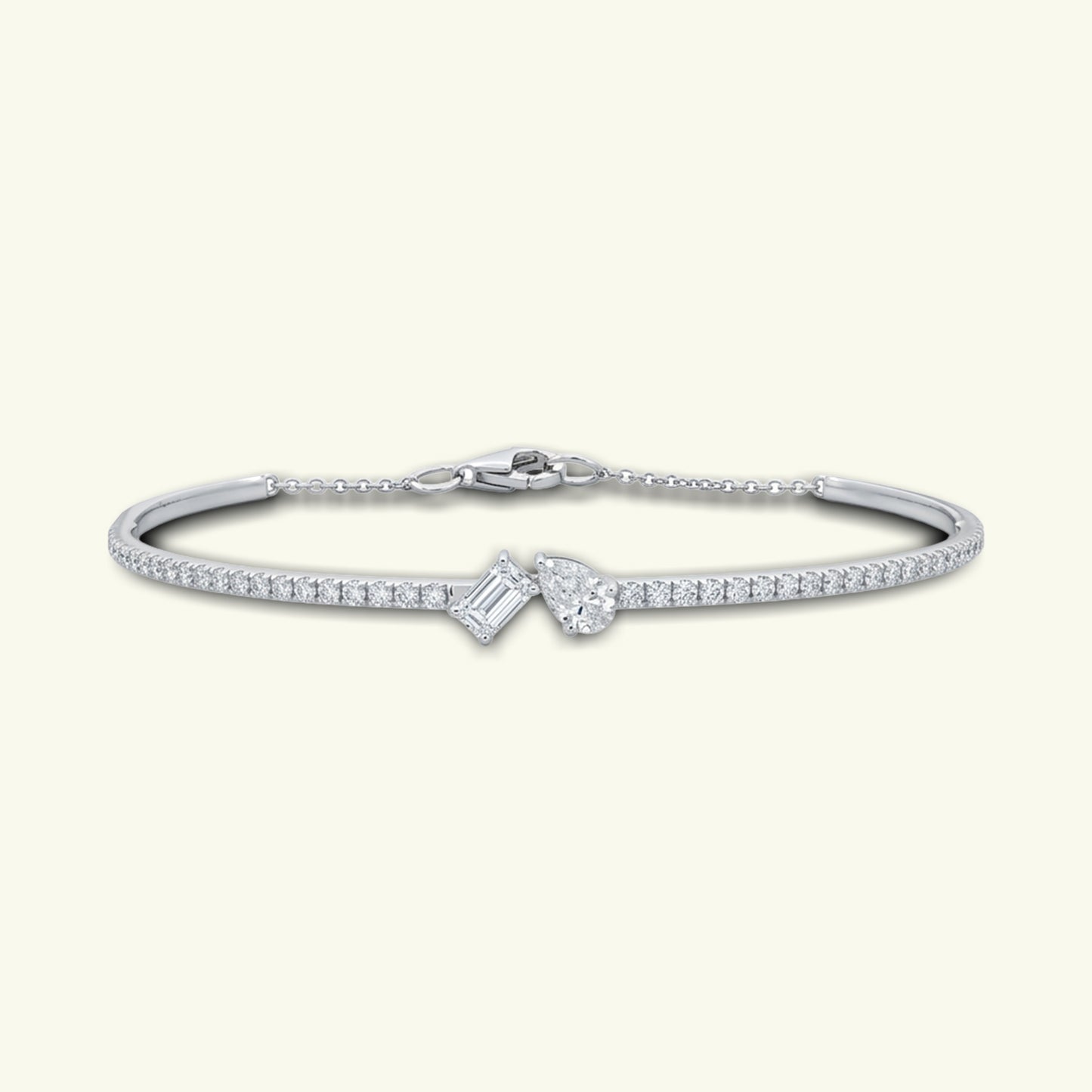 Seraphin Arc Diamond Chain Bracelet