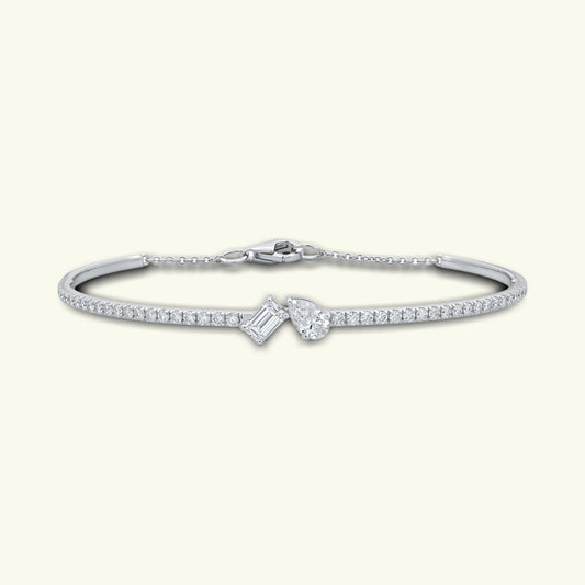 Seraphin Arc Diamond Chain Bracelet