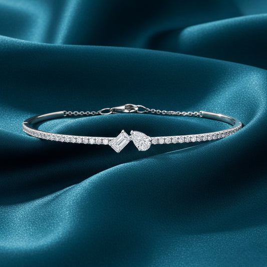 Seraphin Arc Diamond Chain Bracelet