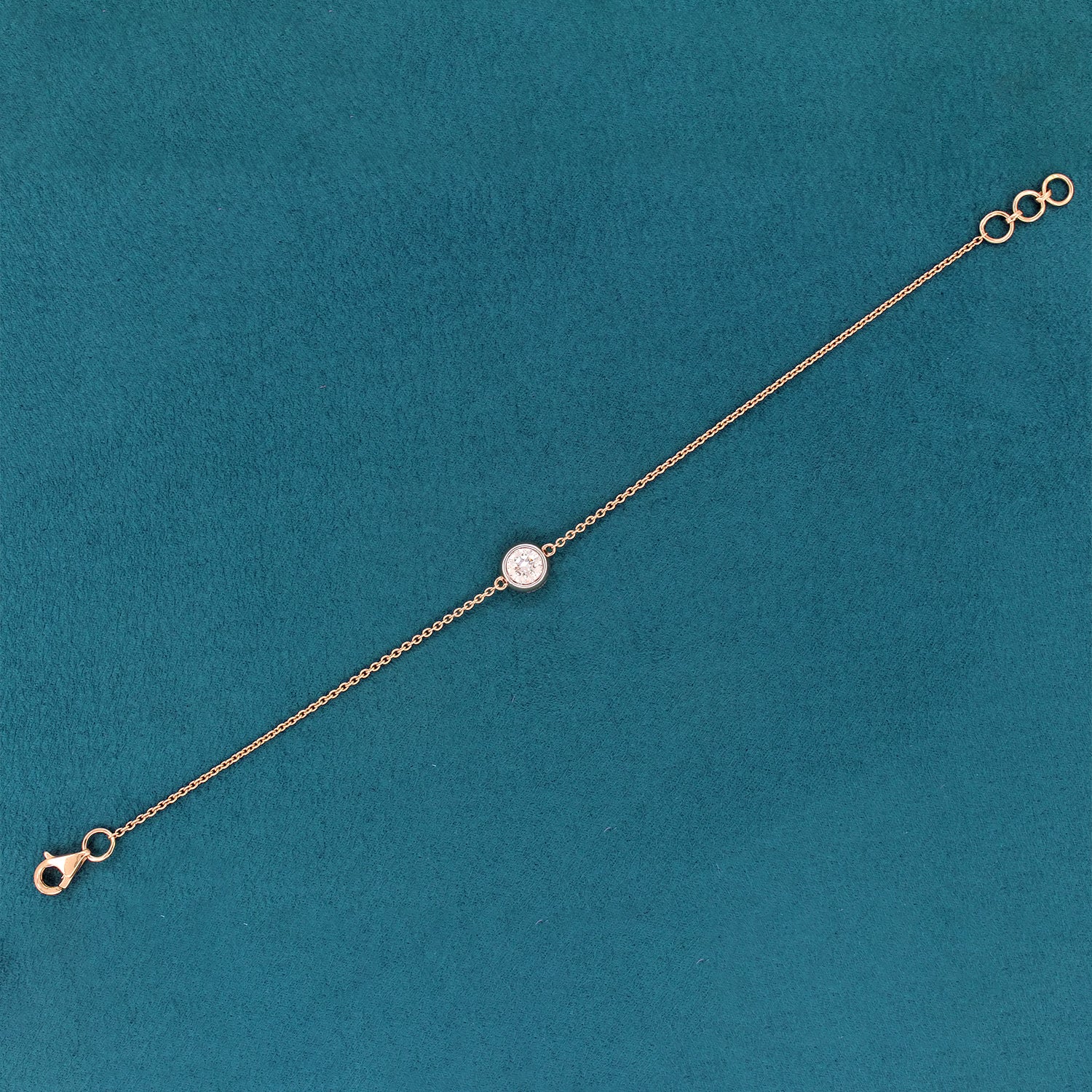Soliris Solitaire Diamond Chain Bracelet