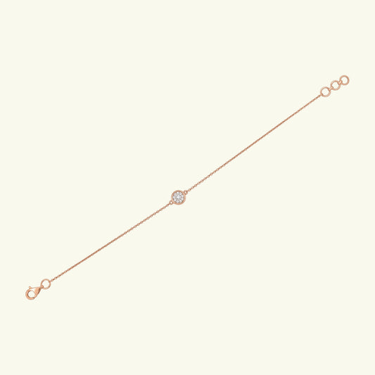 Soliris Solitaire Diamond Chain Bracelet
