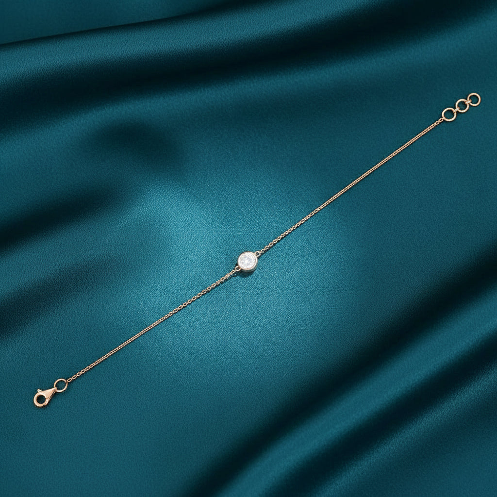 Soliris Solitaire Diamond Chain Bracelet