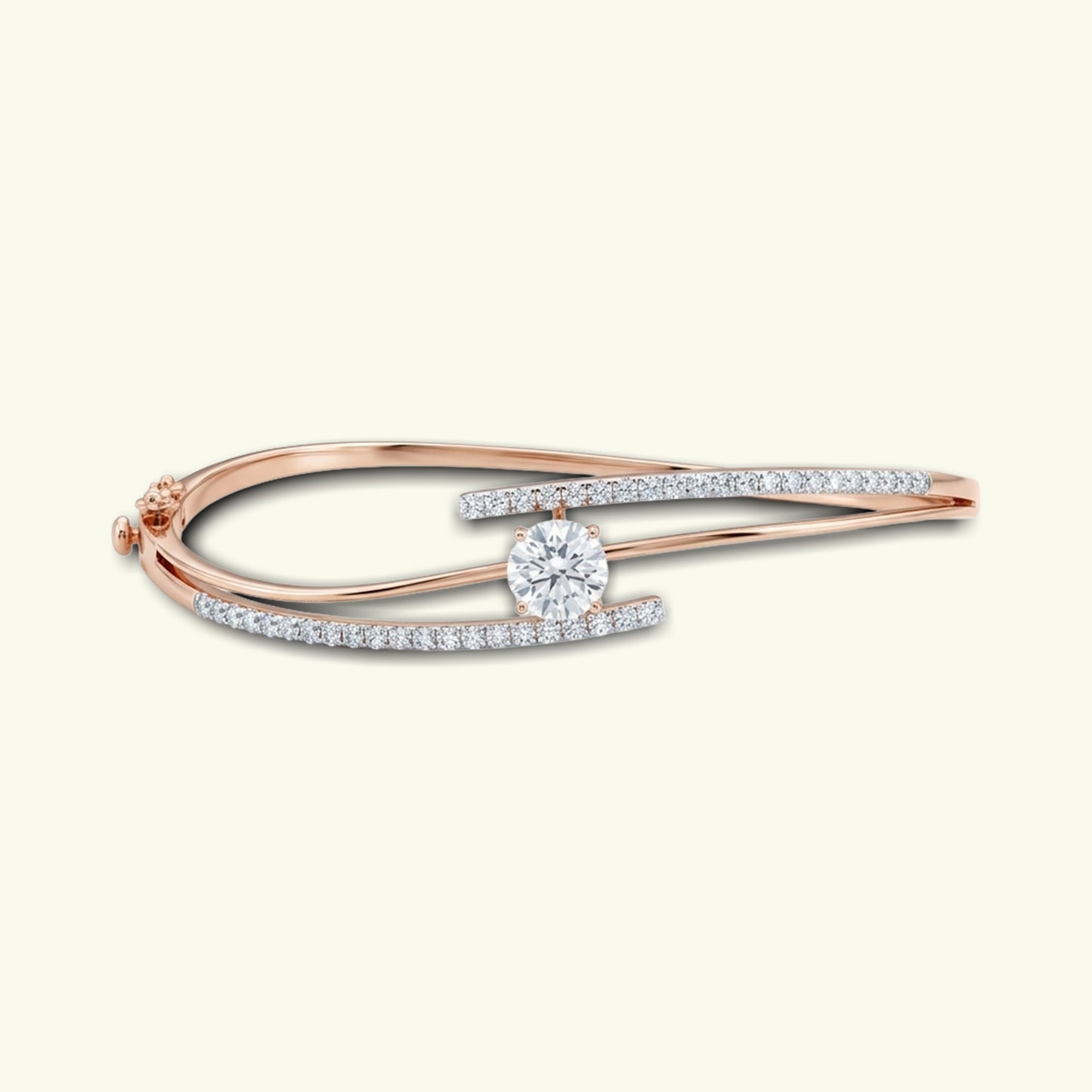 Elessa Plain Diamond Flexible Bracelet