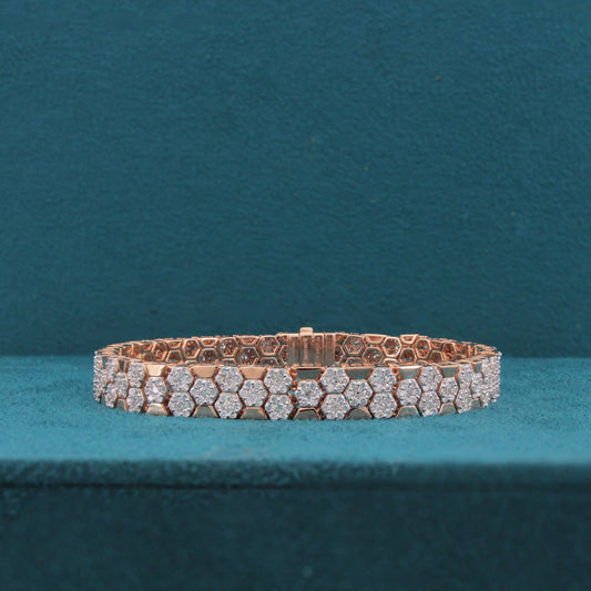 Tharen Band Diamond Tennis Bracelet