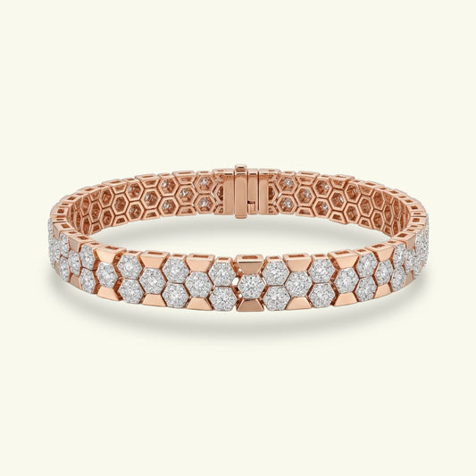 Tharen Band Diamond Tennis Bracelet