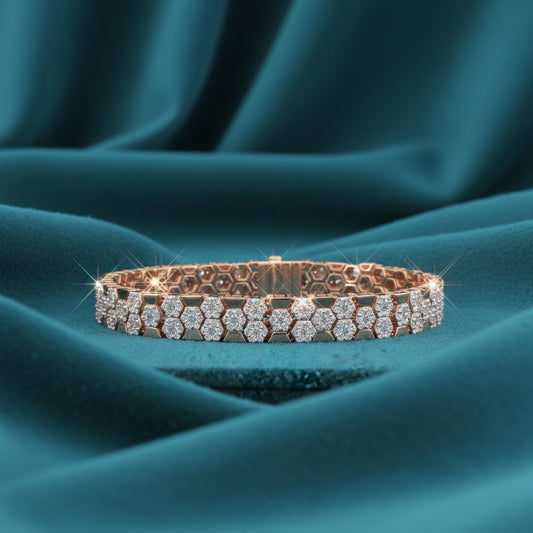 Tharen Band Diamond Tennis Bracelet