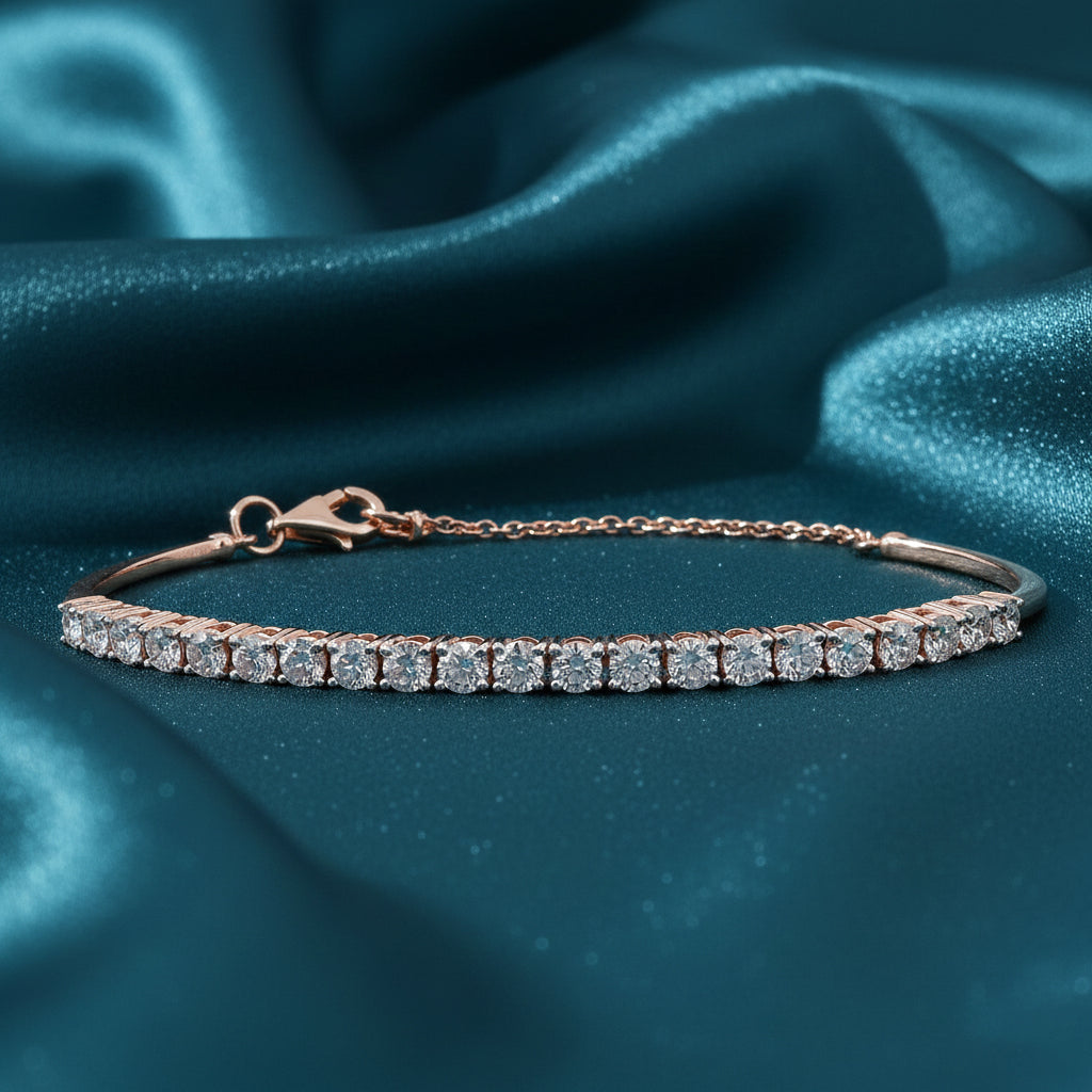 Halden Band Diamond Chain Bracelet